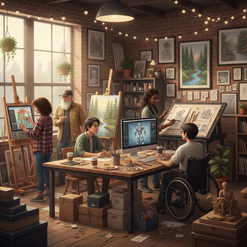 Washington Artists Embrace AI Without Losing Their Voice